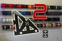 RepRack 2: The New And Improved Open Source Spool Holder And SHELVING System!