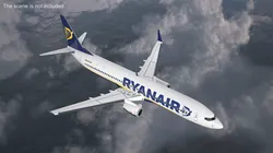 Ryanair Boeing 737-900 with Interior Rigged for Maya 3D model