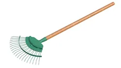 Springbok Rake Bulldog Gardening Tool    Low-poly 3D model
