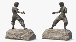 Statue of Bruce Lee 3D model