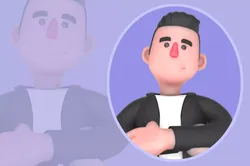 Stylized 3D Musician Character - Cartoon Relaxed Standing 3D model