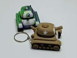 Tank Fidget Clicker (Keychain and Loopless Variant)