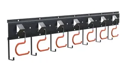 Wall Mounted Garage Storage Hooks   Low-poly 3D model