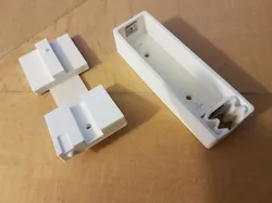 18650 battery case and stamper