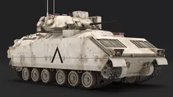 Armored Infantry Fighting Vehicle Bradley M2 3D model