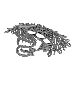 Bird Nest Eggs Wall Art.stl