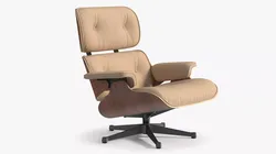 Eames Lounge Chair Beige 3D model