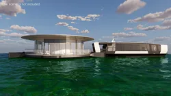 Electric River Tram Station 3D model