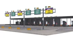 Expressway Checkpoint 3D model
