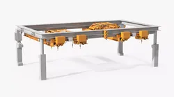 Fixed Crane Beam with Electric Winches 3D model