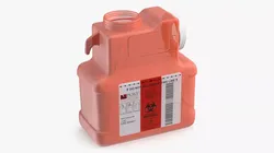Medical Sharps Container Post Medical 3D model