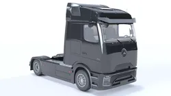 Mercedes 600 Electric Truck Cab 2024 Black 3D model