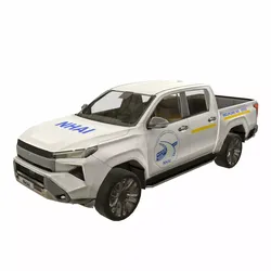 NHAI 4X4 Jeep Low Poly Low-poly 3D model