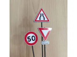 Panneaux Signalisation road sign slot car 1:32 scale