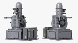 Phalanx CIWS Block 1B Naval Turret 3D model