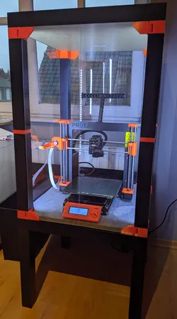 Prusa Printer Lack Enclosure 75cm (supports MMU2S/ spool holder)