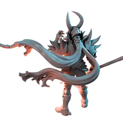 Reaper Knight V - Tabletop RPG Miniature 3D print model