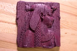Relief Plaque Depicting a Queen or Goddess - 3D puzzle