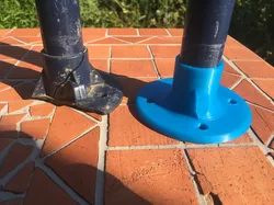 Replacement feet for old pavilion