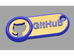Rotary GitHub Keychain