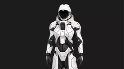 Sci-Fi Orbital Exo-Suit Scout Low-poly 3D model