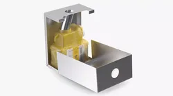 Sharps Disposal Container Filled 3D model