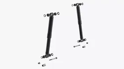 SUV Rear Shock Absorbers Exploded View 3D model