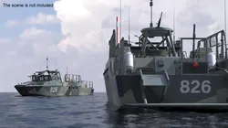 Sweden Military CB90 Class Fast Assault Craft 3D model