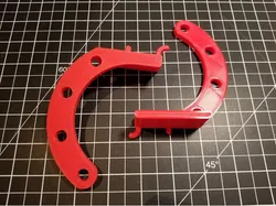 Tape holder end pegboard hook