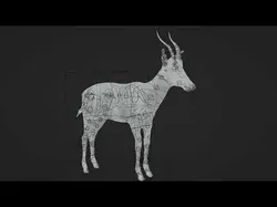 Thomson Gazelle Rigged Textured Blender 3D Model 3D model