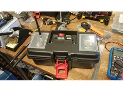 Toolbox to battery / controller box conversion kit for Hyper Tough toolbox
