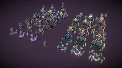 Undead RTS Building Set - Proto Series