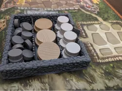 Via Appia board game rock and tile holder