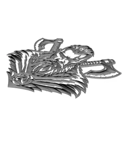 Viking Warrior Wall Art.stl