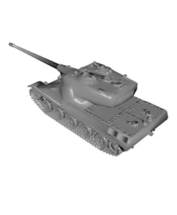 1/48 Scale France 1958 Char AMX-50 Surbase prototype.stl