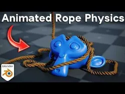 Animated Rope Physics - Blender 3D model