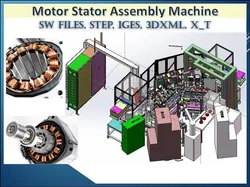 Automatic Motor Stator Assembly Machine 3D CAD Model 3D model