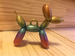 Balloon dog with loop