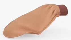Body Exfoliation Glove Fitted Brown 3D model