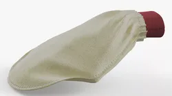 Body Peeling Mitt On Hand 3D model