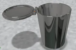 Car trash bini for bottelholder
