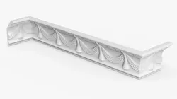 Ceiling Molding with Pattern 3D model