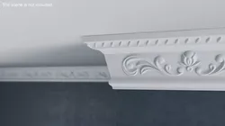 Ceiling Skirting Board Made of Polystyrene Foam 3D model