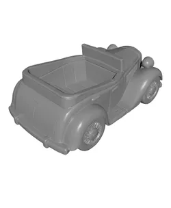 Classic Car Planter & Desk Organizer STL | Retro Decor | Vintage Roadster Succulent Pot