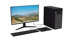 Desktop Computer Generic Low-poly 3D model
