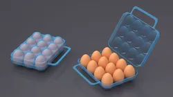 Eggs Carrier Filled 3D model