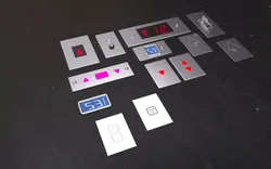 elevator digital control panel 3D Low-poly 3D model