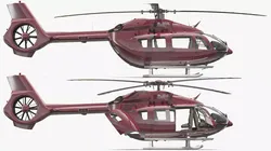 Eurocopter H145 Helicopter Rigged for Cinema 4D 3D model
