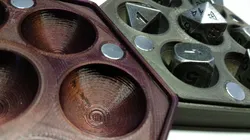 Hexagonal Dice Case