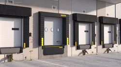 Kopron Retractable Dock Shelter for Loading Bays Rigged 3D model